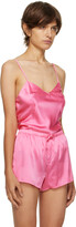 Thumbnail for your product : Agent Provocateur Pink Arlette Pyjama Shorts