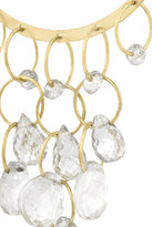 Thumbnail for your product : Melissa Joy Manning 14-karat gold topaz hoop earrings