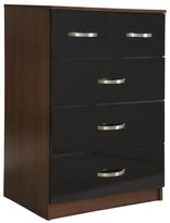 Thumbnail for your product : Panacea High Gloss 3 + 2 Chest Of Drawers