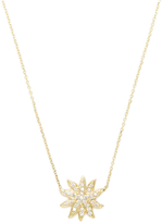 Thumbnail for your product : KC Designs Pave Diamond Flower Pendant Necklace