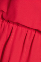 Thumbnail for your product : Haute Hippie Exit Strategy Cutout Silk-georgette Mini Dress