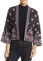 Thumbnail for your product : Soft Joie Brianny Embroidered Cropped Jacket
