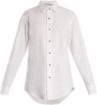 Off-White Point-collar cotton shirt