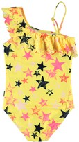 Thumbnail for your product : Molo Girl's Net Star Printed One-Piece Swimsuit, Size 4-14
