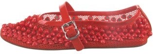 Alaia Patent Leather Mary Jane Flats