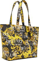 Thumbnail for your product : Versace Jeans Couture Black & Yellow Printed Tote