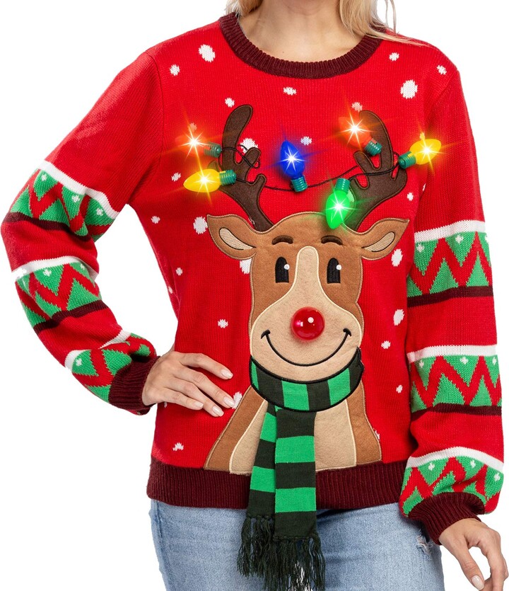 deer sweater womens