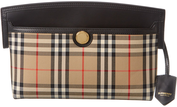 vintage burberry clutch bag