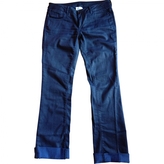 Thumbnail for your product : Stella Forest Blue Cotton Trousers