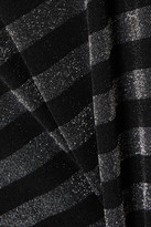 Thumbnail for your product : RtA Magnus Striped Lurex Sweatshirt - Black