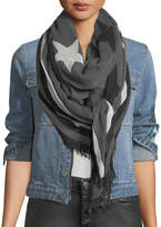 Thumbnail for your product : Zadig & Voltaire Delta Two-Tone Stars Scarf