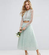 Thumbnail for your product : ASOS Petite Bridesmaid Lace Prom Skirt