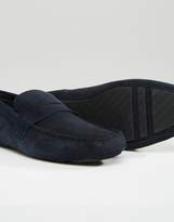 Thumbnail for your product : Red Tape Driving Shoes In Navy Suede