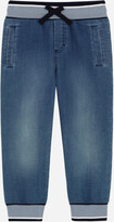 Thumbnail for your product : Dolce & Gabbana Jersey denim jogging pants