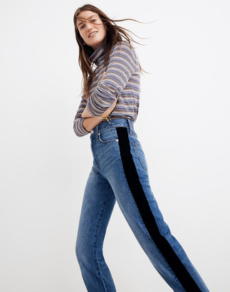 women's tuxedo stripe jeans