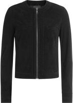 Thumbnail for your product : Steffen Schraut Zipped Suede Jacket