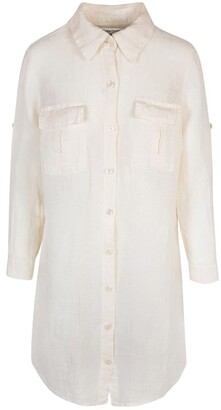 cotton dress button front