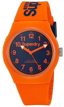 Superdry Unisex Analogue Quartz Watch with Silicone Strap SYG164O