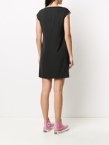 Thumbnail for your product : Boutique Moschino Loves Me, Love Not crepe dress