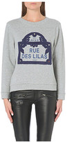 Thumbnail for your product : Maje Giullaume cotton-jersey sweatshirt