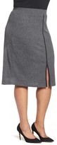 Thumbnail for your product : Plus Size Women's Mblm By Tess Holliday Rib Knit Pencil Skirt