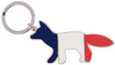 Thumbnail for your product : MAISON KITSUNÉ Silver Tricolor Fox Keychain
