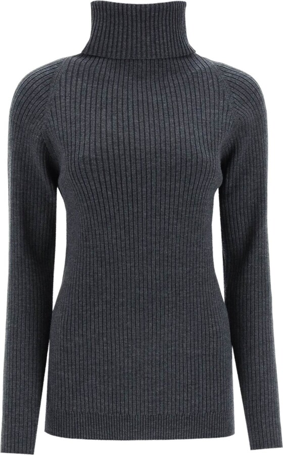Totême Ribbed Knit Turtleneck Sweater ShopStyle