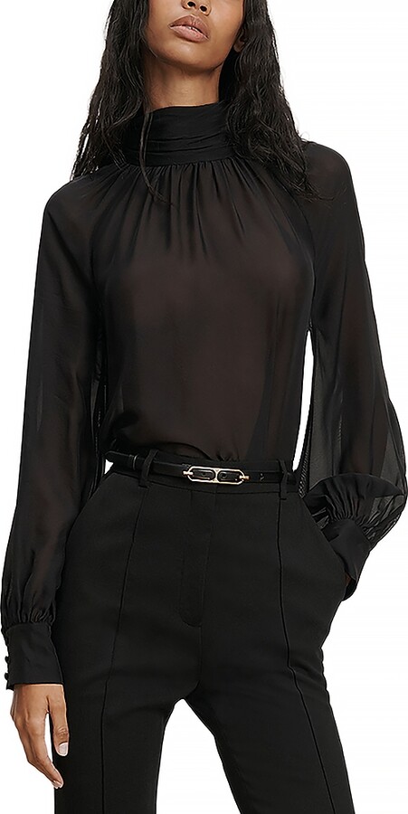 Veronica Beard Alyssa Silk Blouse