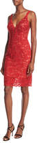 Thumbnail for your product : Jovani Embellished Lace Slip Cocktail Dress