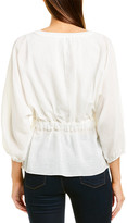 Thumbnail for your product : Trina Turk Monochrome Linen-Blend Top