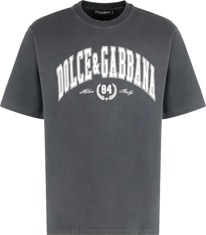 Dolce & Gabbana T-shirt In Cotton With Print