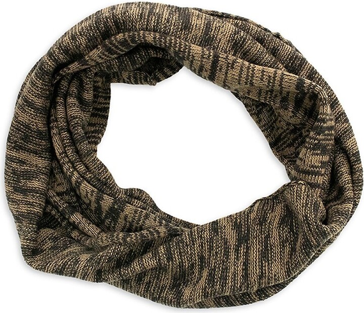 Portolano Merino Wool Blend Tweed Infinity Scarf