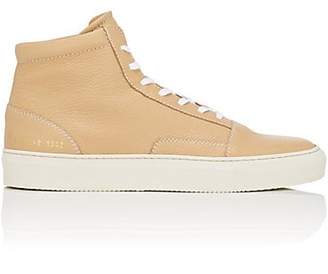 Common Projects Men's Skate Grained Leather Sneakers - Beige, Tan