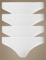 Thumbnail for your product : Marks and Spencer 4 Pack Pure Cotton High Leg Knickers