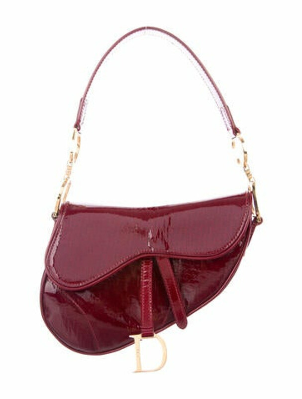 dior red saddle bag