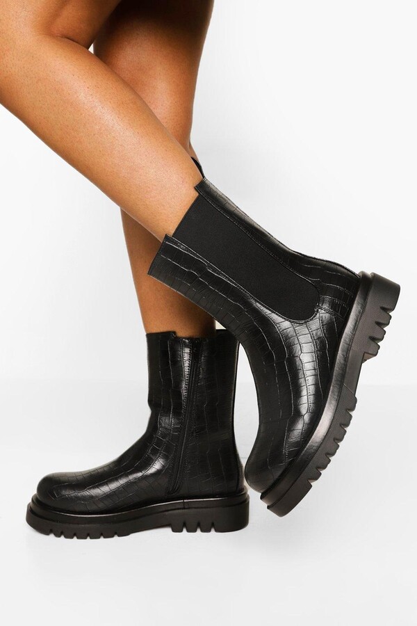 Unionbay Kelli Women's Platform Chelsea Boots - Innocency-Zaynmalik