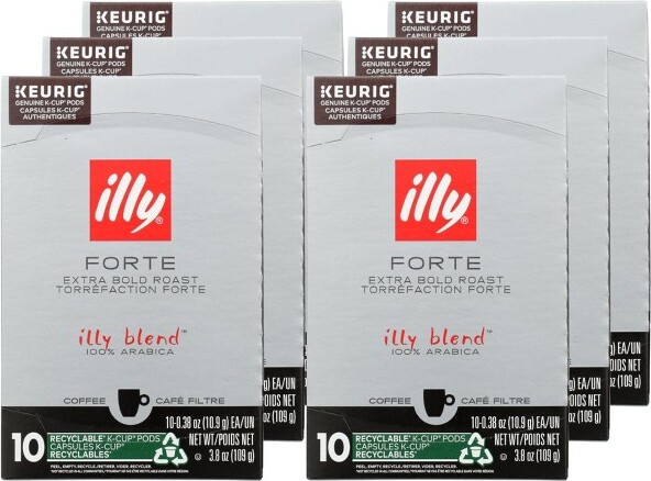 IllyForteExtraBoldRoastK-CupPods-Caseof6/10ct