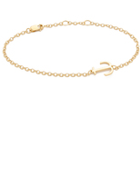 Thumbnail for your product : Jennifer Zeuner Jewelry Mini Anchor Charm Bracelet