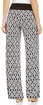 Thumbnail for your product : I.N. Studio Chain Print Pull-on Palazzo Pants