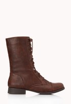 Thumbnail for your product : Forever 21 everyday combat boots