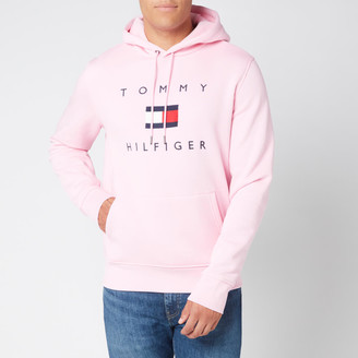 mens pink tommy hilfiger hoodie