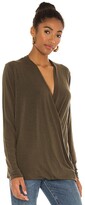 Thumbnail for your product : Bobi Cosmo Jersey Surplice Top