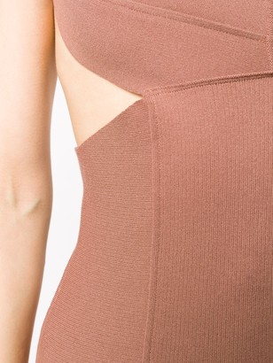 Rick Owens Cut-Detail Fitted Top
