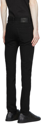 Fendi Black Embroidered Pocket Jeans