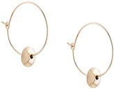 Thumbnail for your product : Petite Grand Disc Pendant Hoop Earrings