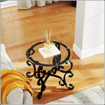 3 Piece Tempered Glass Surface Coffee Table Set With Sturdy Construction, Ideal For Modern And Elegant Living Rooms