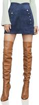 Thumbnail for your product : BCBGMAXAZRIA Ingrid Faux Suede Mini Skirt