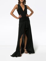Thumbnail for your product : Silvia Tcherassi Antionette plunge-neck gown