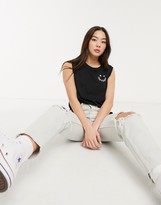 Thumbnail for your product : Converse Smile Black Tank Tank Top