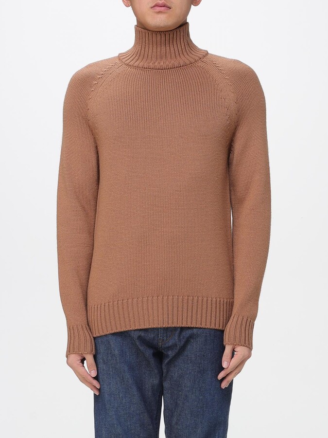 Eleventy Sweater Men color Camel